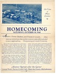 1940 Lincoln University Homecoming Brochure