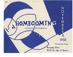 1958 Lincoln University Homecoming Brochure