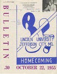 1955 Lincoln University Homecoming Brochure