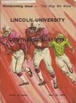 1975 Lincoln University Homecoming Brochure