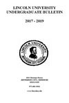 Lincoln University Undergraduate Bulletin 2017-2019
