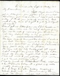 Richard Baxter Foster Letter to his wife September 14 1863 by Richard Baxter Foster
